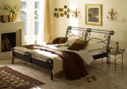 Kovov postel Bella Grande 140x220 - DOPRAVA ZDARMA